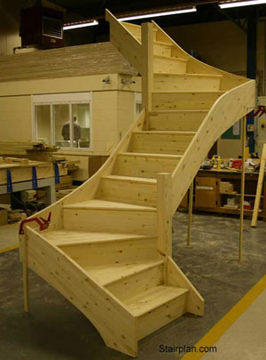 Z form winder stair